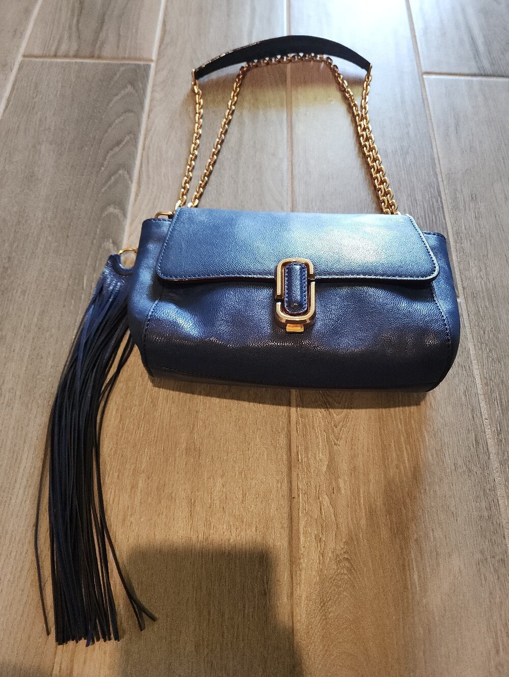 Marc Jacobs Blue West End Jane Shoulder Bag